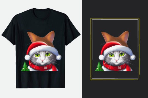 Christmas Animals Merch T-Shirt Design Graphics Review