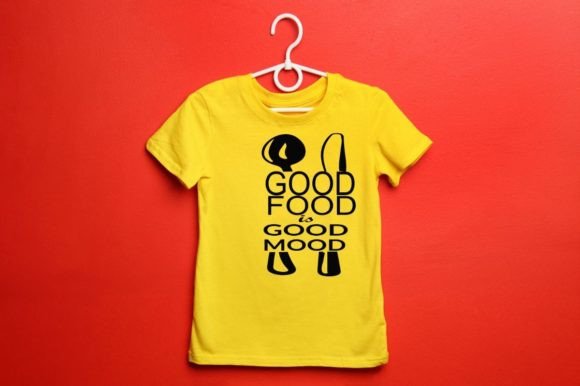 GOOD FOOD is GOOD MOOD - FOOD LOVERS Graphics & T-Shirt Designs Review