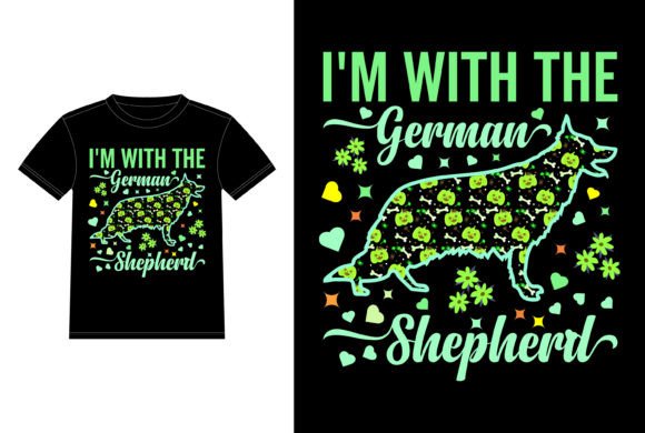 I m with the German Shepherd Halloween Graphics and T-Shirt Designs Review