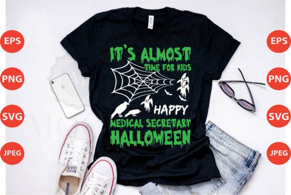 Medical Secretary Halloween T-shirt: Graphics for Real Branding