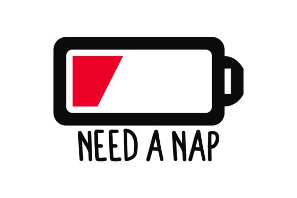 Need a Nap Battery Graphics for Illustrations & Crafts