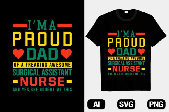 Nurse Eye Catching Typography T- Shirt Graphics and T-Shirt Designs