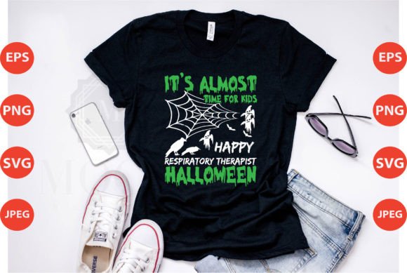Respiratory Therapist Halloween Graphics for T-Shirt Designs