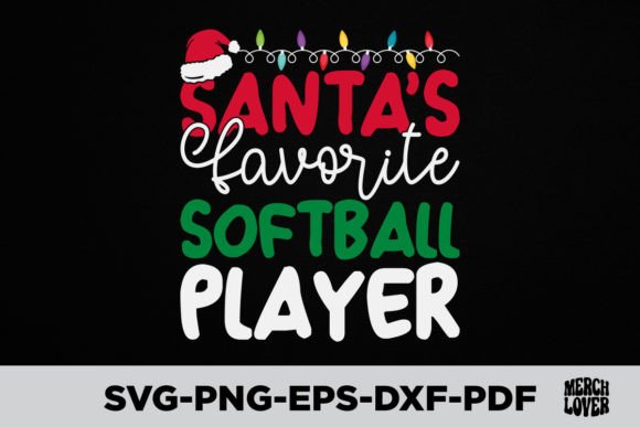 Santas Favorite Softball Player T-Shirt Graphics and T-Shirt Designs Review