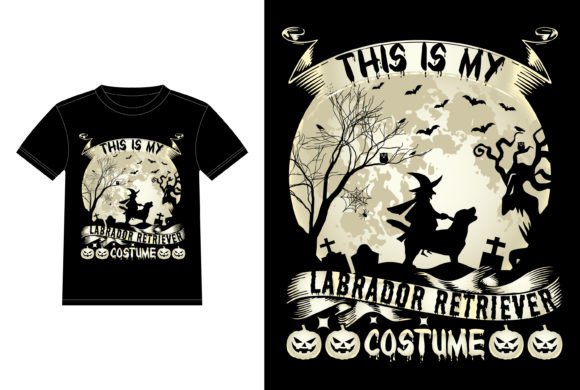 This is My Labrador Retriever Costume Graphics for T-Shirt Designs