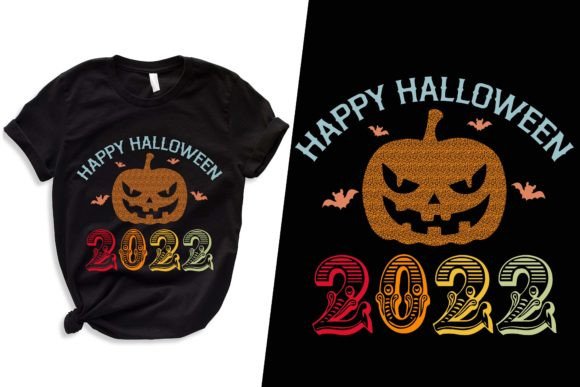 Typography Sublimation Halloween T-Shirt Graphics Review